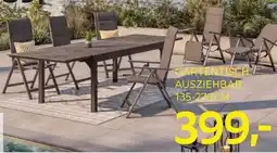 Möbelix Gartentisch ausziehbar Angebot