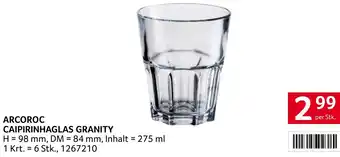 Transgourmet Arcoroc caipirinhaglas granity Angebot