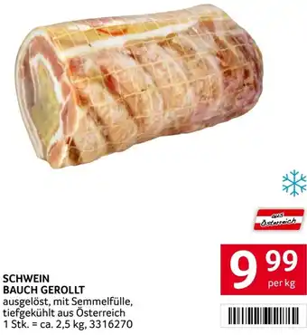 Transgourmet Schwein bauch gerollt Angebot