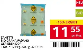 Transgourmet Bio grana padano gerieben dop Angebot