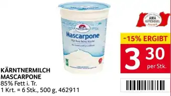 Transgourmet Kärntnermilch mascarpone Angebot