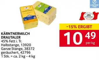 Transgourmet Kärntnermilch drautaler Angebot