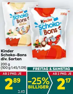 Billa Kinder Schokobons Angebot