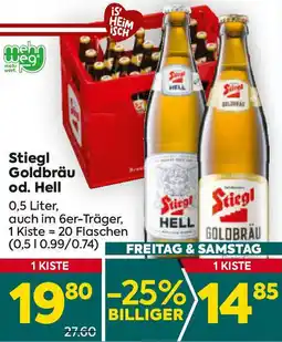 Billa Stiegl Goldbräu Angebot