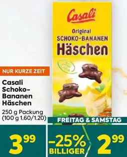 Billa Schoko-Bananen Häschen Angebot