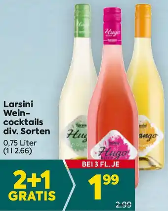 Billa Wein- cocktails Angebot