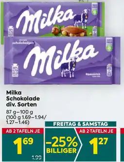 Billa Schokolade Angebot