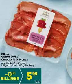 Billa Carpaccio Di Manzo Angebot