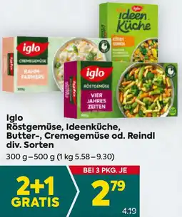 Billa Röstgemüse, Ideenküche, Butter-, Cremegemüse od. Reindl Angebot