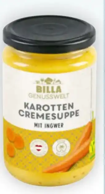 Billa Billa Genusswelt Cremesuppe Angebot