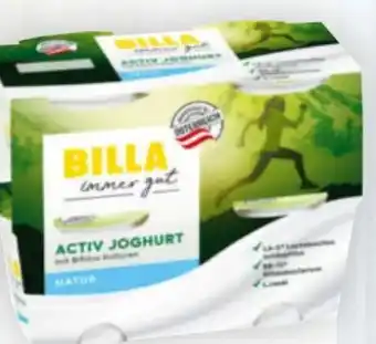 Billa Billa Immer gut Activ Joghurt Natur Angebot