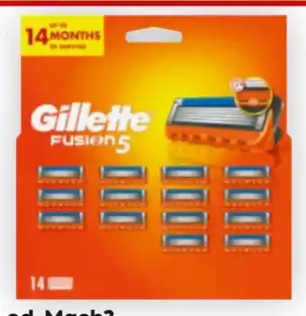 Billa Gillette Rasiergel Fusion5 Angebot