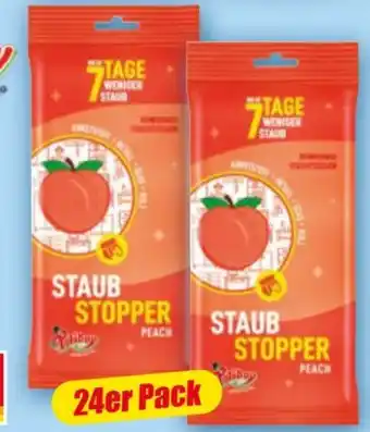 Norma Poliboy Staubstopper Peach Reinigungs Feuchttücher Angebot