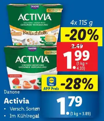 Lidl Activia Angebot