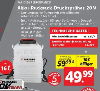 Lidl Akku-Rucksack-Drucksprüher Angebot