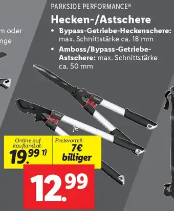 Lidl Hecken-/Astschere Angebot