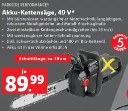 Lidl Akku-Kettensäge Angebot