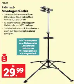 Lidl Fahrrad- Montageständer Angebot