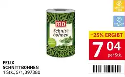 Transgourmet Schnittbohnen Angebot