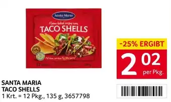 Transgourmet Santa Maria taco shells Angebot