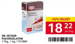 Transgourmet Dr Oetker pulvergelatine Angebot