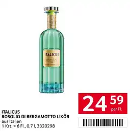 Transgourmet Rosolio di bergamotto likör Angebot