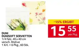 Transgourmet Dunisoft servietten Angebot