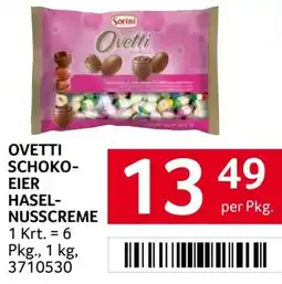 Transgourmet Ovetti schoko- eier hasel- nusscreme Angebot