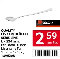 Transgourmet Quality eis/limolöffel serie linz Angebot