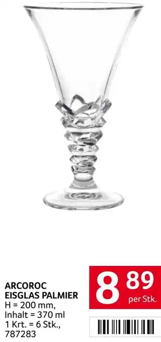 Transgourmet Arcoroc eisglas palmier Angebot