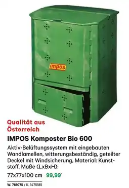 BayWa Impos komposter bio 600 Angebot