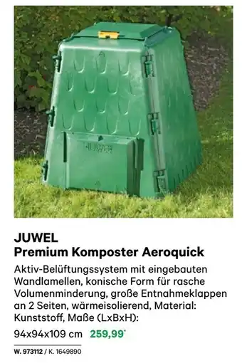 BayWa JUWEL Premium Komposter Aeroquick Angebot