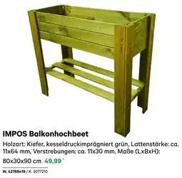 BayWa IMPOS Balkonhochbeet Angebot