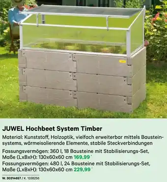 BayWa JUWEL Hochbeet System Timber Angebot