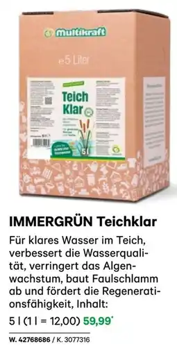 BayWa IMMERGRÜN Teichklar Angebot