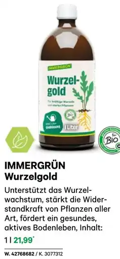 BayWa IMMERGRÜN Wurzelgold Angebot