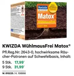 BayWa KWIZDA WühlmausFrei Matox Angebot