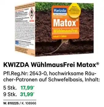 BayWa KWIZDA WühlmausFrei Matox Angebot