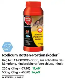 BayWa Rodicum Ratten Portionsköder Angebot