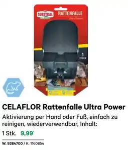 BayWa CELAFLOR Rattenfalle Ultra Power Aktivierung per Hand oder Fuß, einfach zu reinigen, wiederverwendbar, Inhalt: Angebot