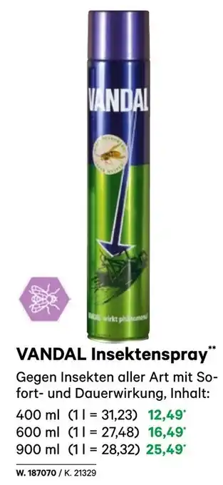 BayWa VANDAL Insektenspray Angebot