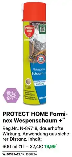 BayWa PROTECT HOME Formi- nex Wespenschaum + Angebot