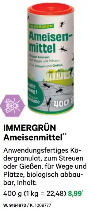 BayWa IMMERGRÜN Ameisenmittel Angebot