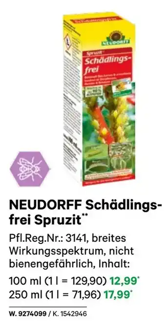 BayWa NEUDORFF Schädlings- frei Spruzit Angebot