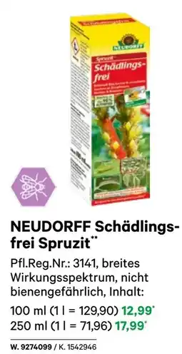 BayWa NEUDORFF Schädlings- frei Spruzit Angebot