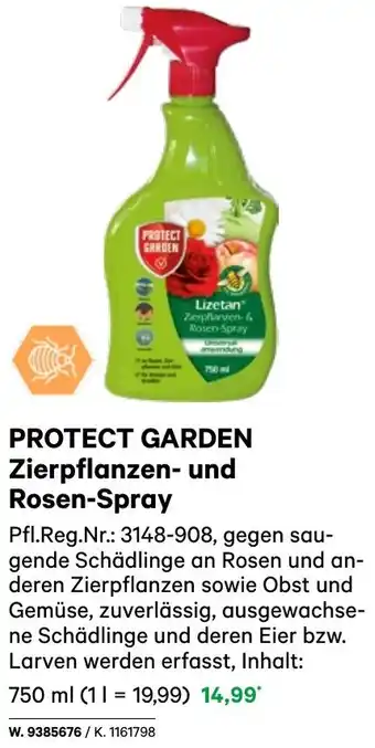 BayWa PROTECT GARDEN Zierpflanzen- und Rosen-Spray Angebot