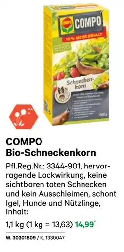 BayWa COMPO Bio-Schneckenkorn Angebot