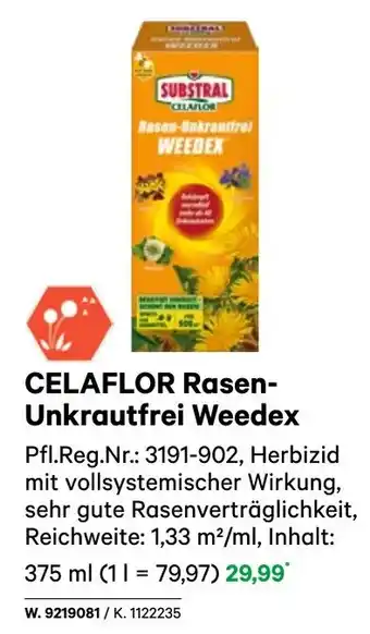 BayWa Celaflor rasen- unkrautfrei weedex Angebot