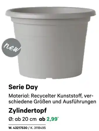 BayWa Serie Day Zylindertopf Angebot