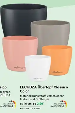 BayWa LECHUZA Übertopf Classico Color Angebot